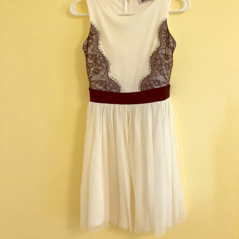 Cream colored dress